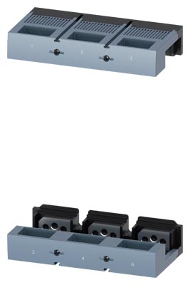 Terminales de Conexion Plana con Tornillos 3 Unidades para 3VA15 1000 3VA25 1000 3VA9603-0QA00 — Siemens — Siemens