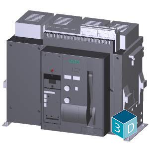 Interruptor Corte en Aire 4x2000A 66kA a 500V ETU47WT Lsing 3WT8206-8AA00-0AA2 — Siemens — Siemens