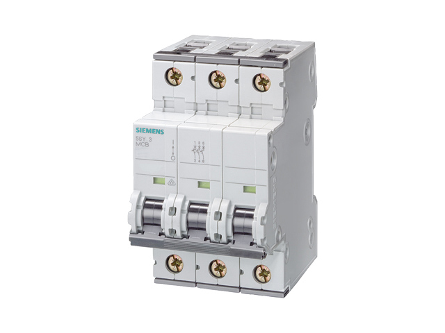 Interruptor automático 3x32A 15kA curva C 5SY6332-7 Siemens — Siemens
