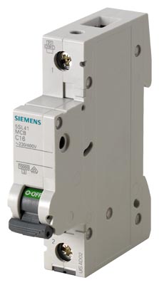 Interruptor automático 63A 230/400V 10kA 5SL4163-7 Siemens — Siemens
