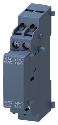 Bloque Contacto Auxiliar Mont Lat 2NA+2NC 3RV2901-1J — Siemens — Siemens
