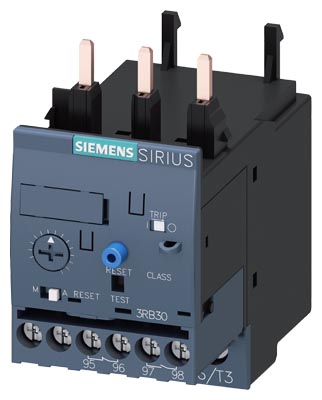 Relé ELECTRO S0 6,0-25.0A 1NA+2NC C20 3RB3026-2QB0 Siemens — Siemens