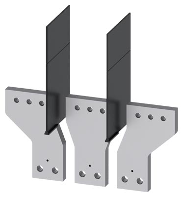 Terminales de Conexion a Barra con Separadores de Fase 3 Unidades para 3VA15 1000 3VA25 1000 3VA9603-0QC00 — Siemens — Siemens