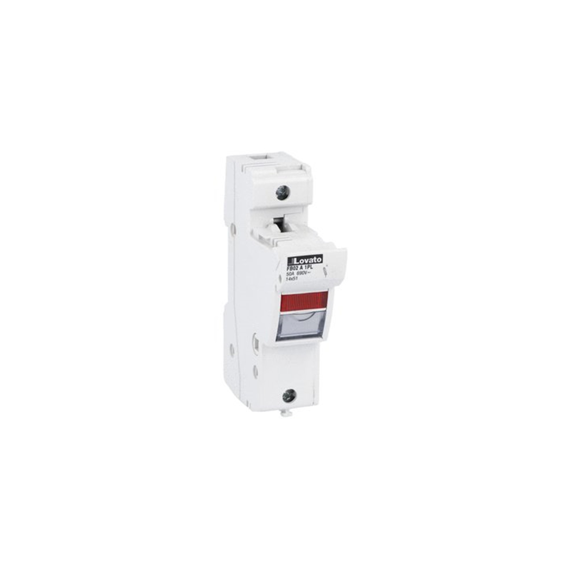 Portafusible 1x50A 690VCA Para Fus 14x51mm 1P con Indicador FB02A1PL — Lovato — Lovato