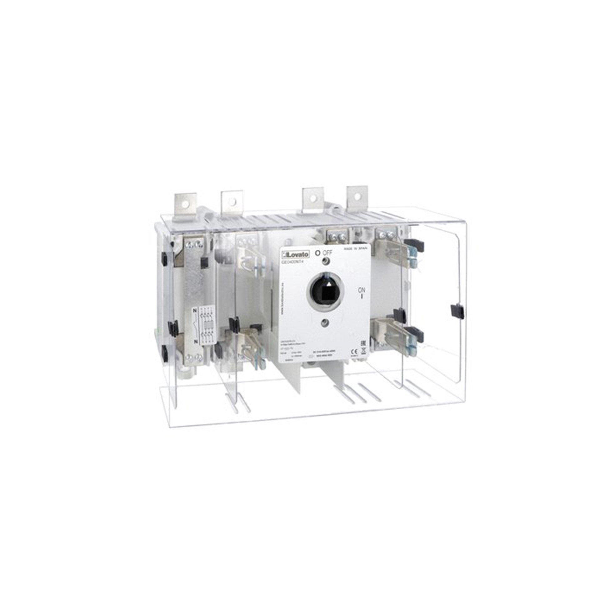 Seccionador Portafusible NH, 4x630A sin Maneta GE0630NT4 — Lovato — Lovato