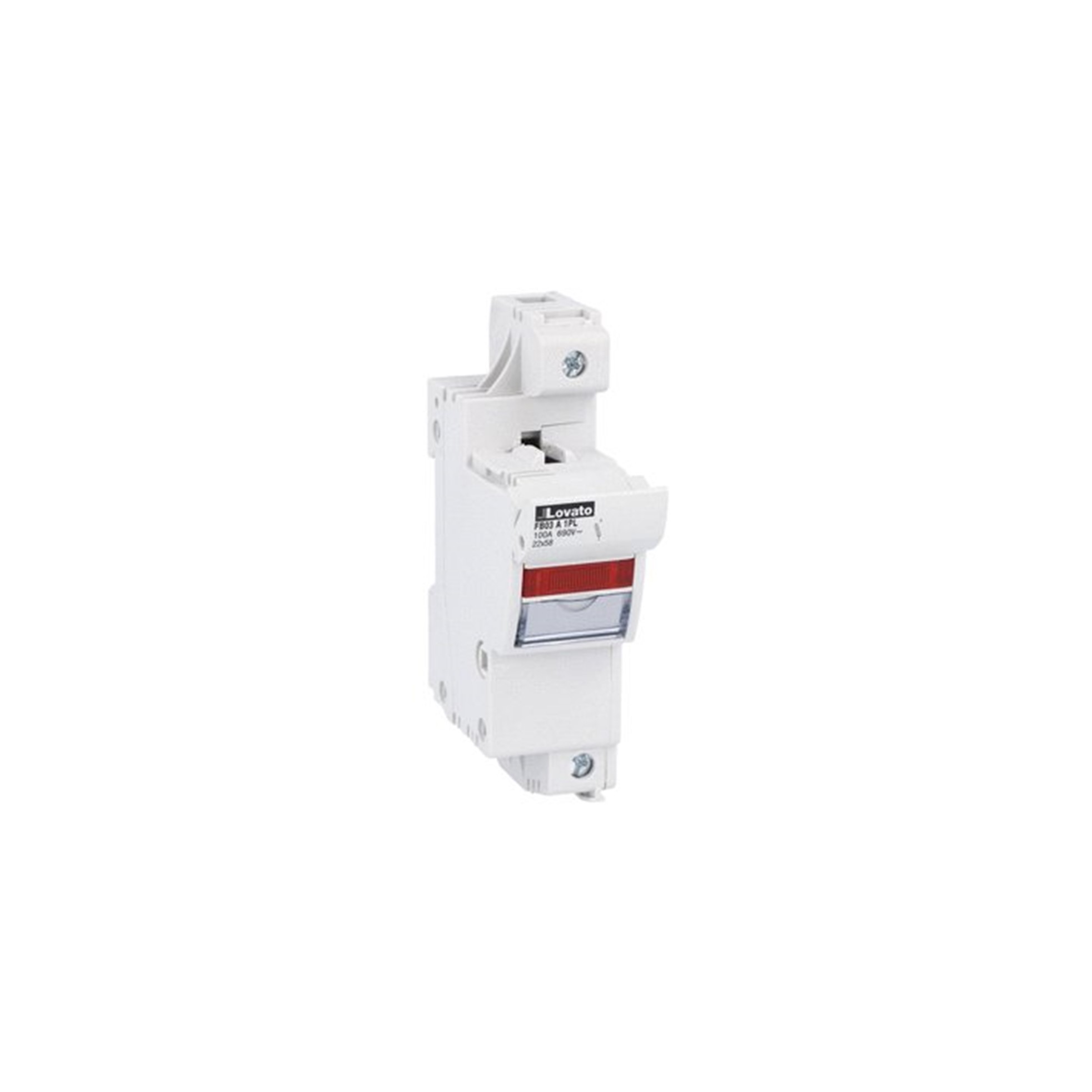 Portafusible 1x125A 690VCA Para Fus 22x58mm 1P con Indicador FB03A1PL — Lovato — Lovato