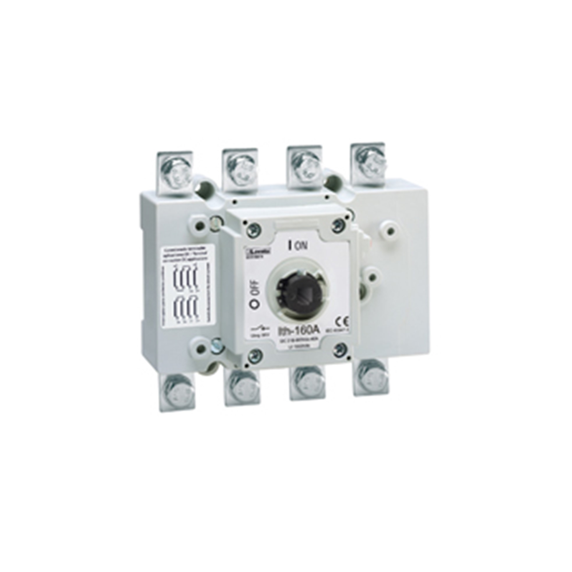 Seccionador 4x630A 1000V DC21B, 4P en Serie, Fotovoltaico GE0800DT4 — Lovato — Lovato