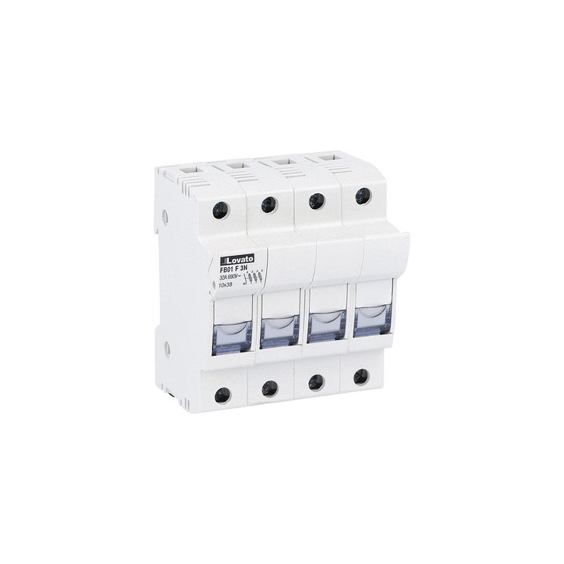 Portafusible 3x32A 690VCA Pfus 10x38mm 3P+N FB01F3N — Lovato — Lovato