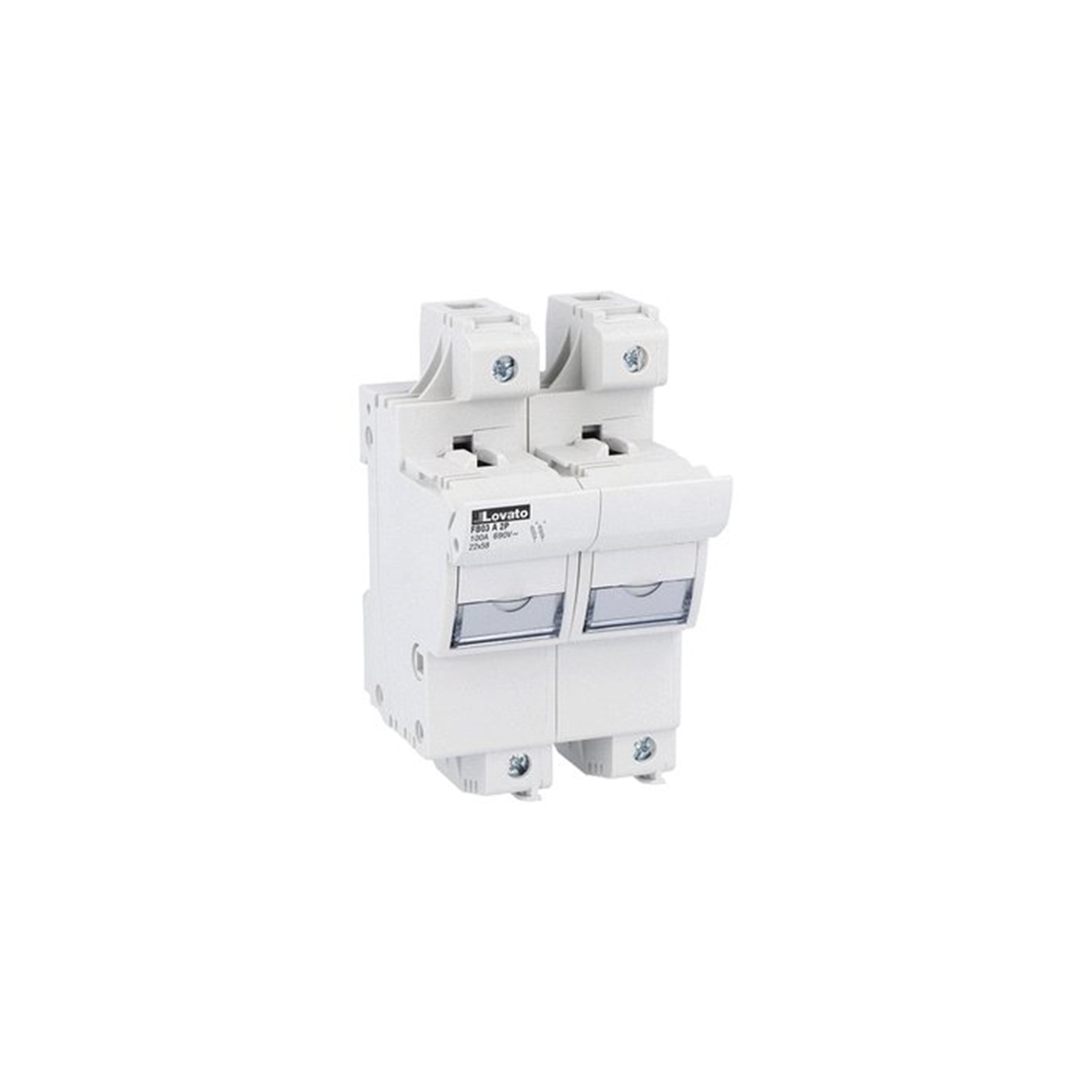 Portafusible 2x125A 690VCA Para Fus 22x58mm 2P FB03A2P — Lovato — Lovato