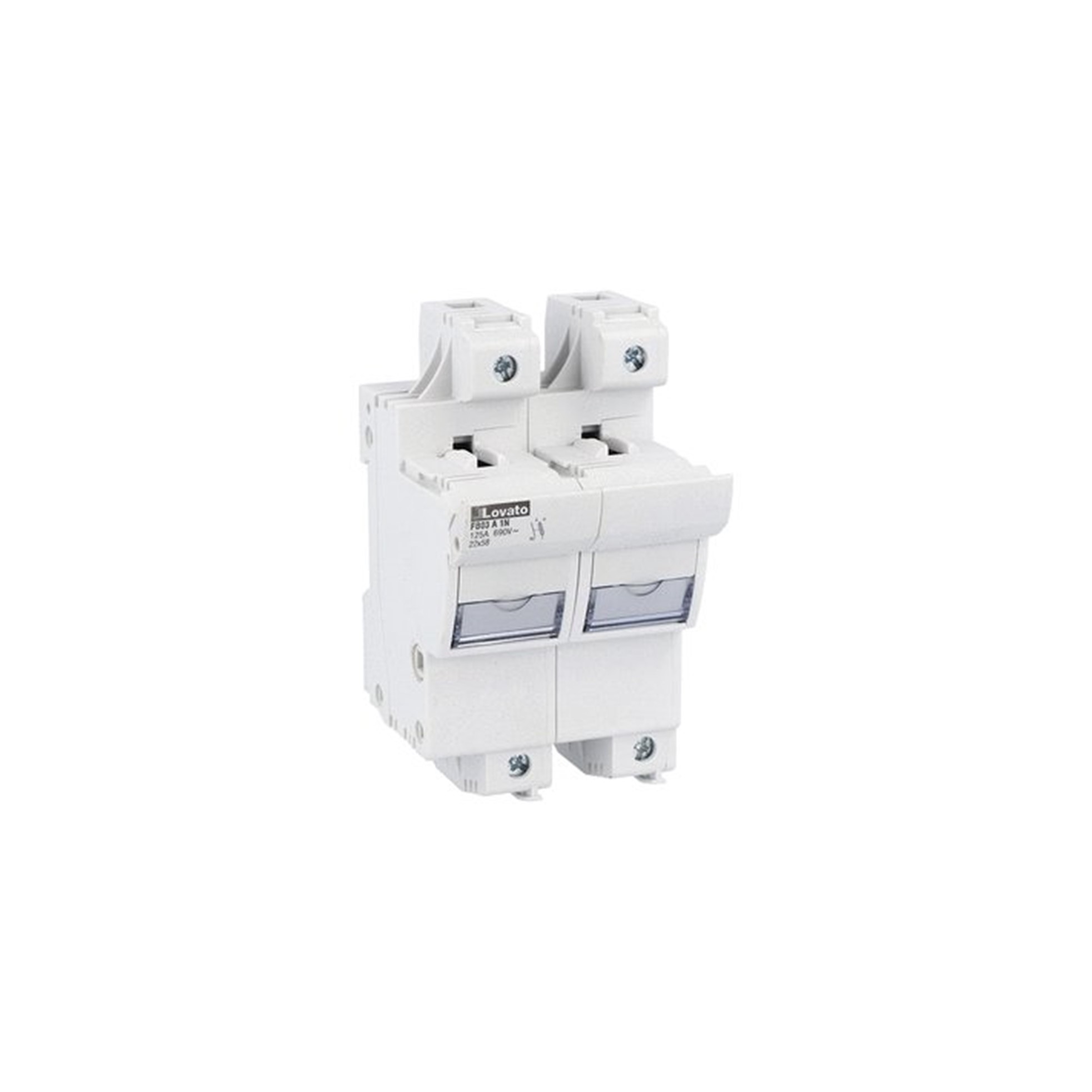 Portafusible 1x125A 690VCA Para Fus 22x58mm 1P+N FB03A1N — Lovato — Lovato