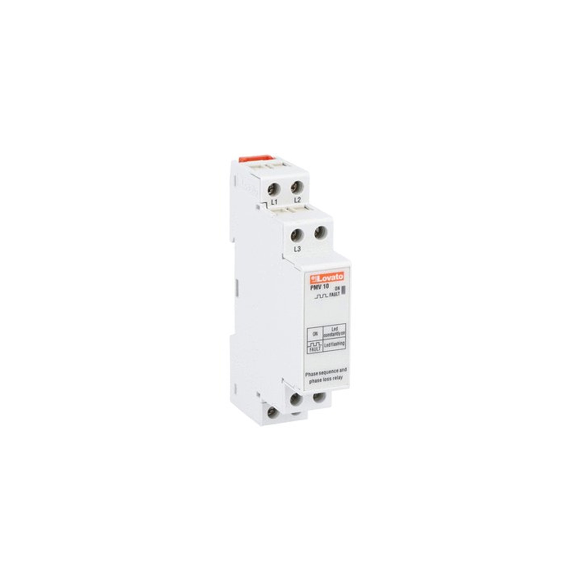 Relé SECUENCIA Y FALTA FASE 208-480VCA PMV10A440 Lovato — Lovato