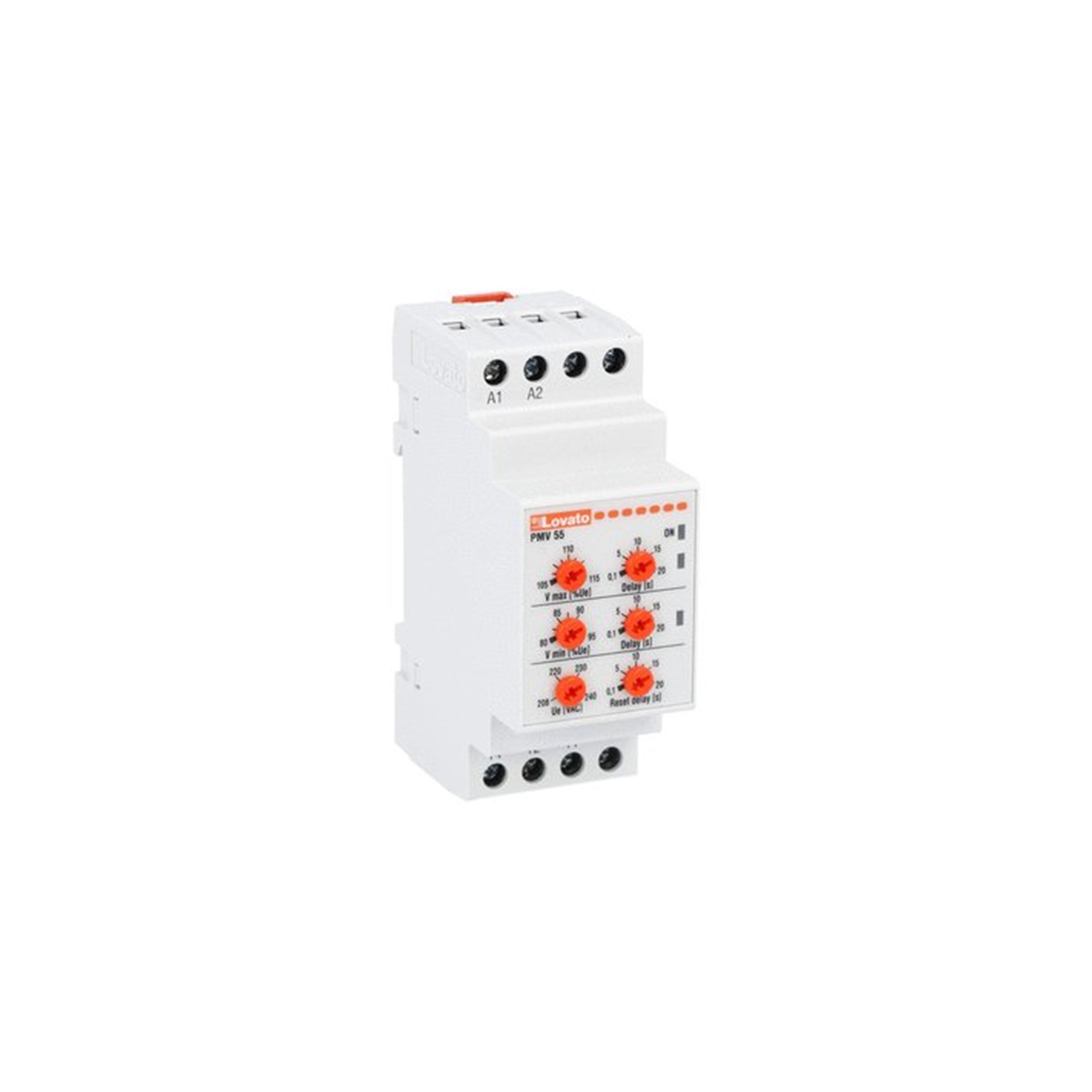 Relé MINIMA/MAXIMA TENSION, 208 A 240VCA PMV55A240 Lovato — Lovato