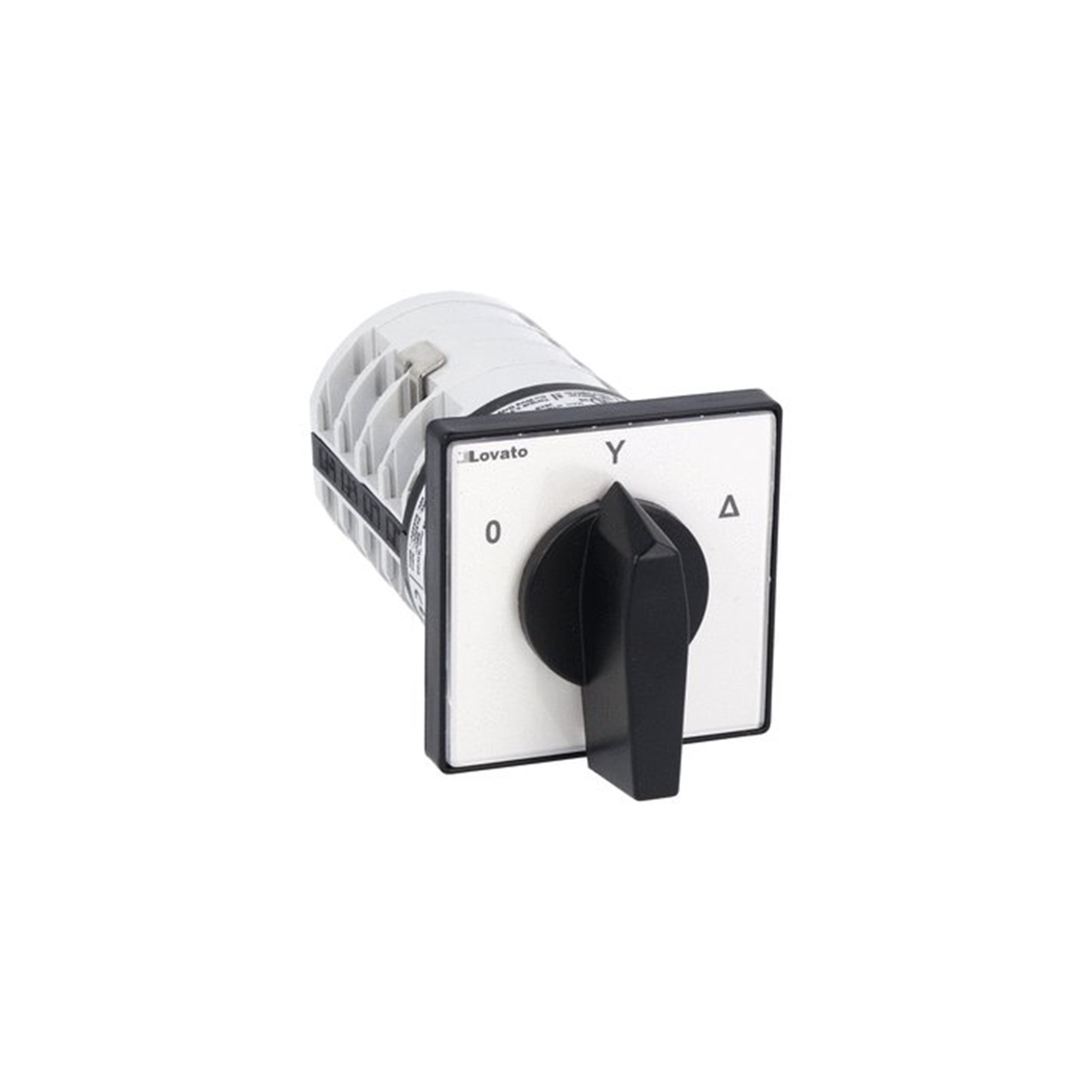 Interruptor ROTATORIO ESTRELLA/TRIANGULO 0-Y-D, 3x 32A MONTAJE PANEL SERIE GN 7GN3212U Lovato — Lovato