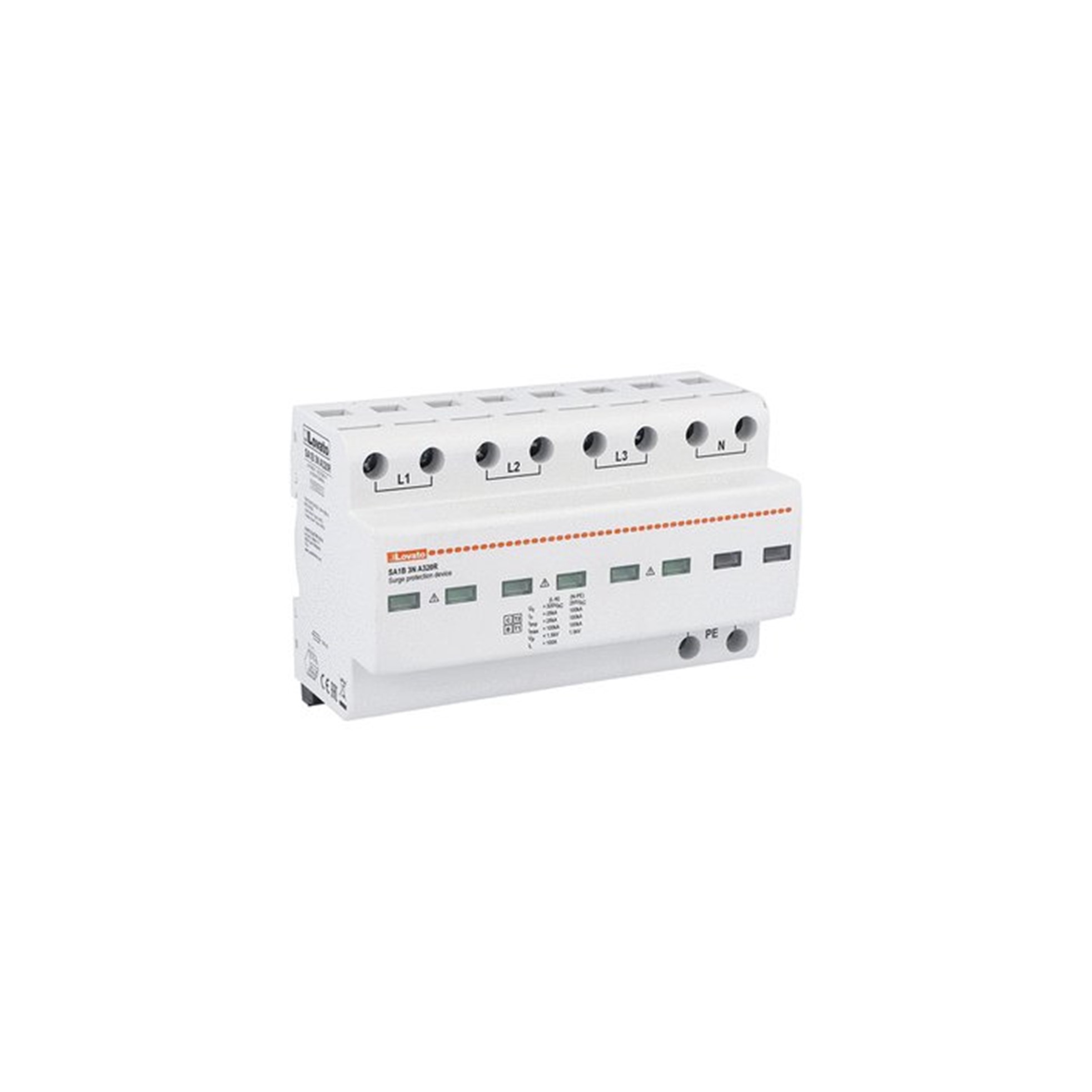 Supresor de Transiente 3P+N 230/400V 25kA SA1B3NA320R — Lovato — Lovato