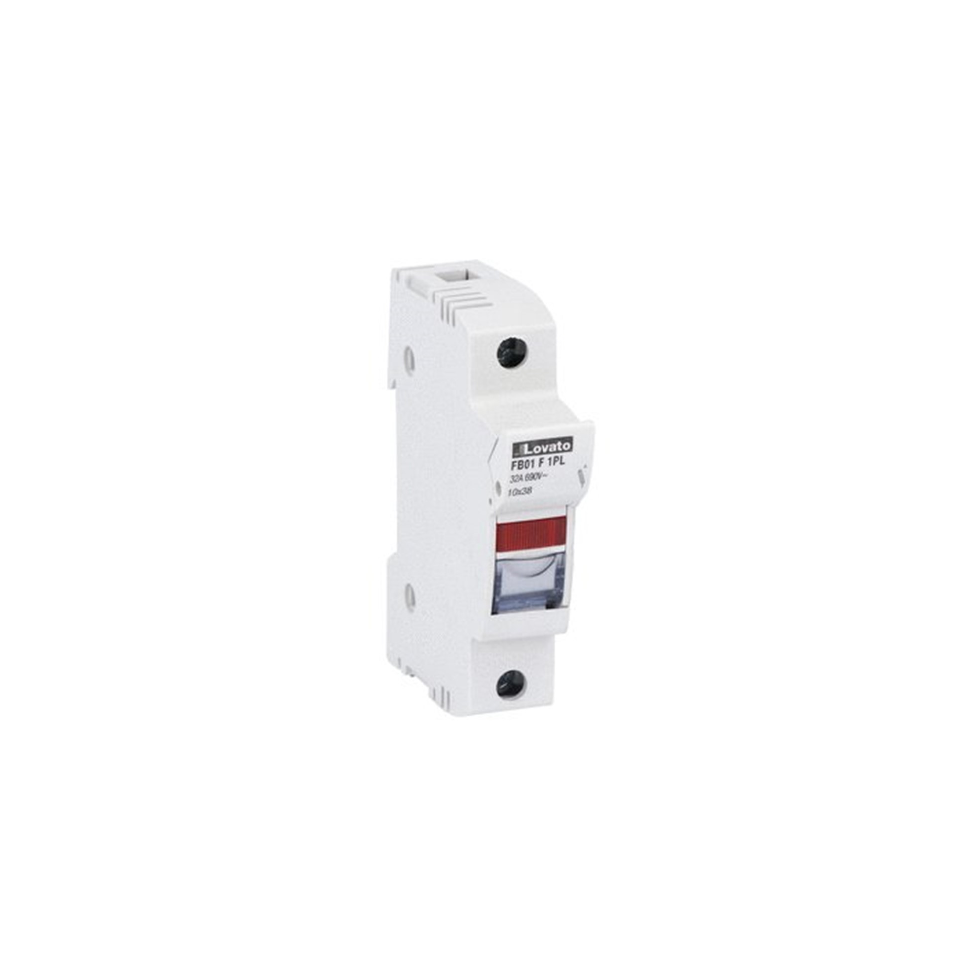 Portafusible 1x32A 690VCA Para Fus 10x38mm 1P con Indicador FB01F1PL — Lovato — Lovato