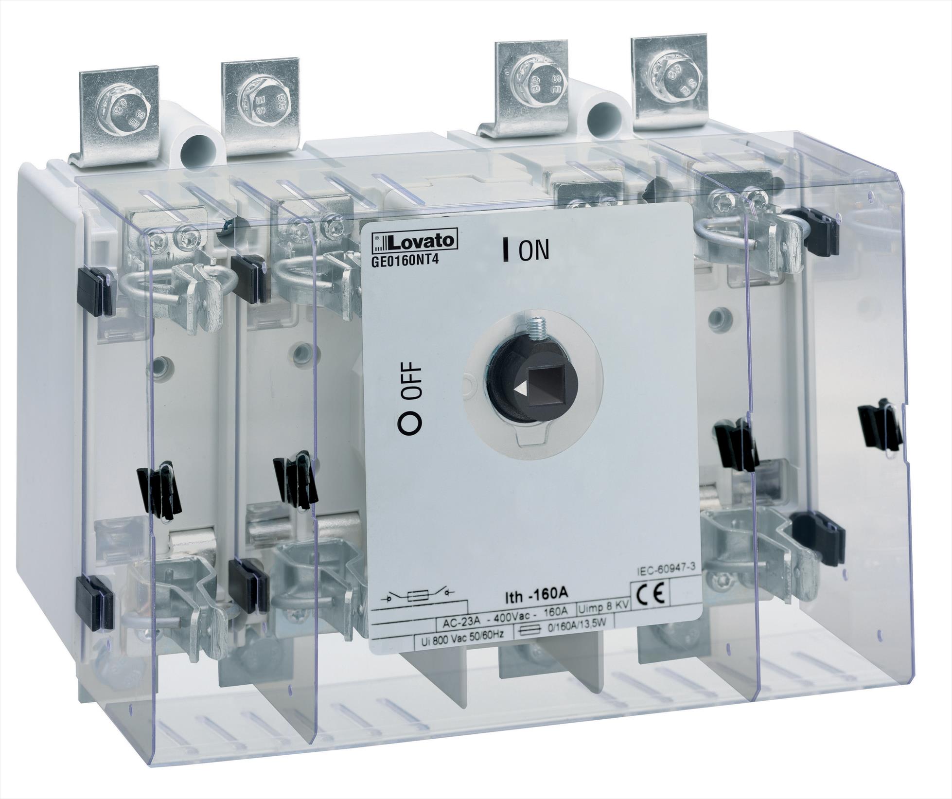 Seccionador Portafusible Nfc, 4X 50A sin Maneta GE0050FT4 — Lovato — Lovato
