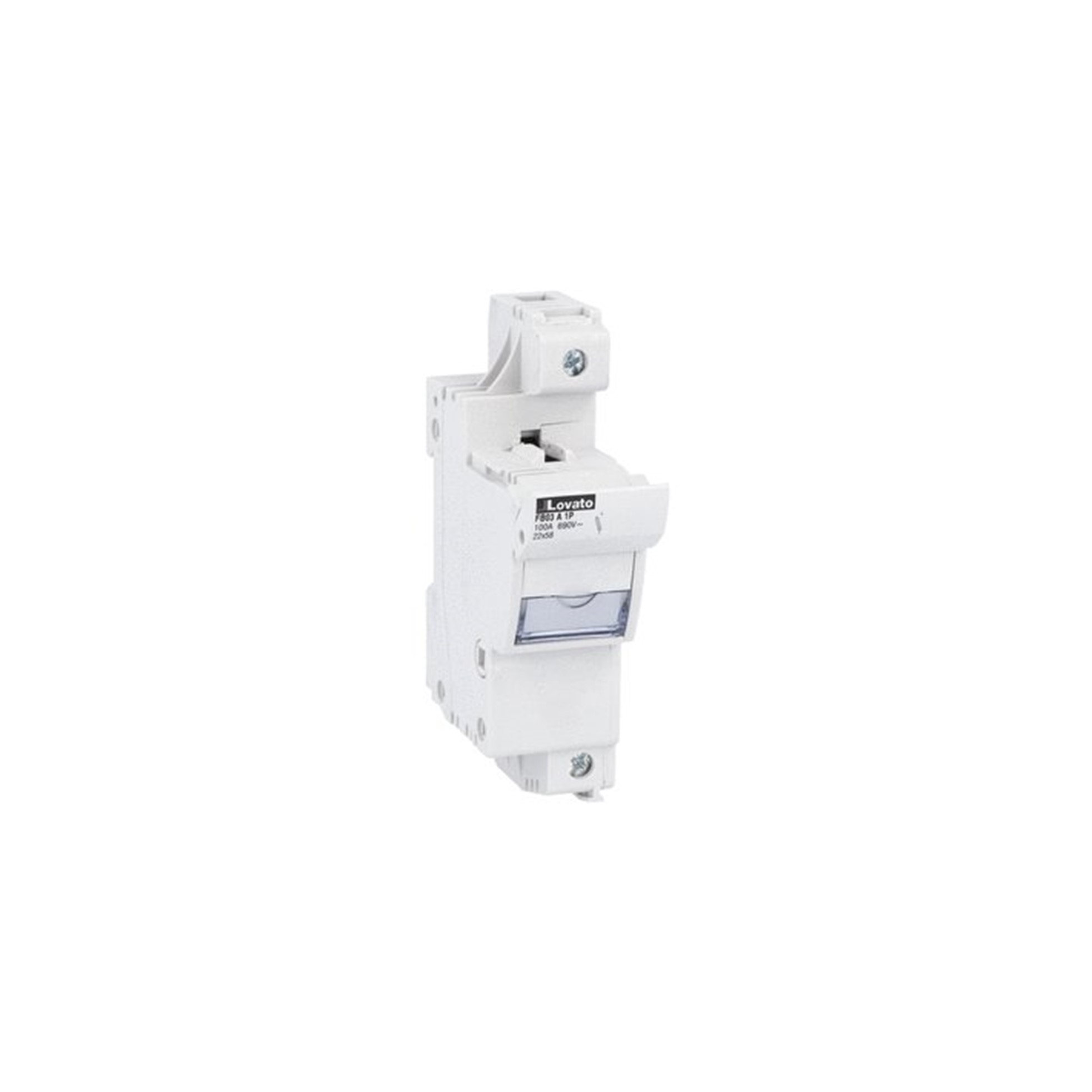 Portafusible 1x125A 690VCA Para Fus 22x58mm 1P FB03A1P — Lovato — Lovato