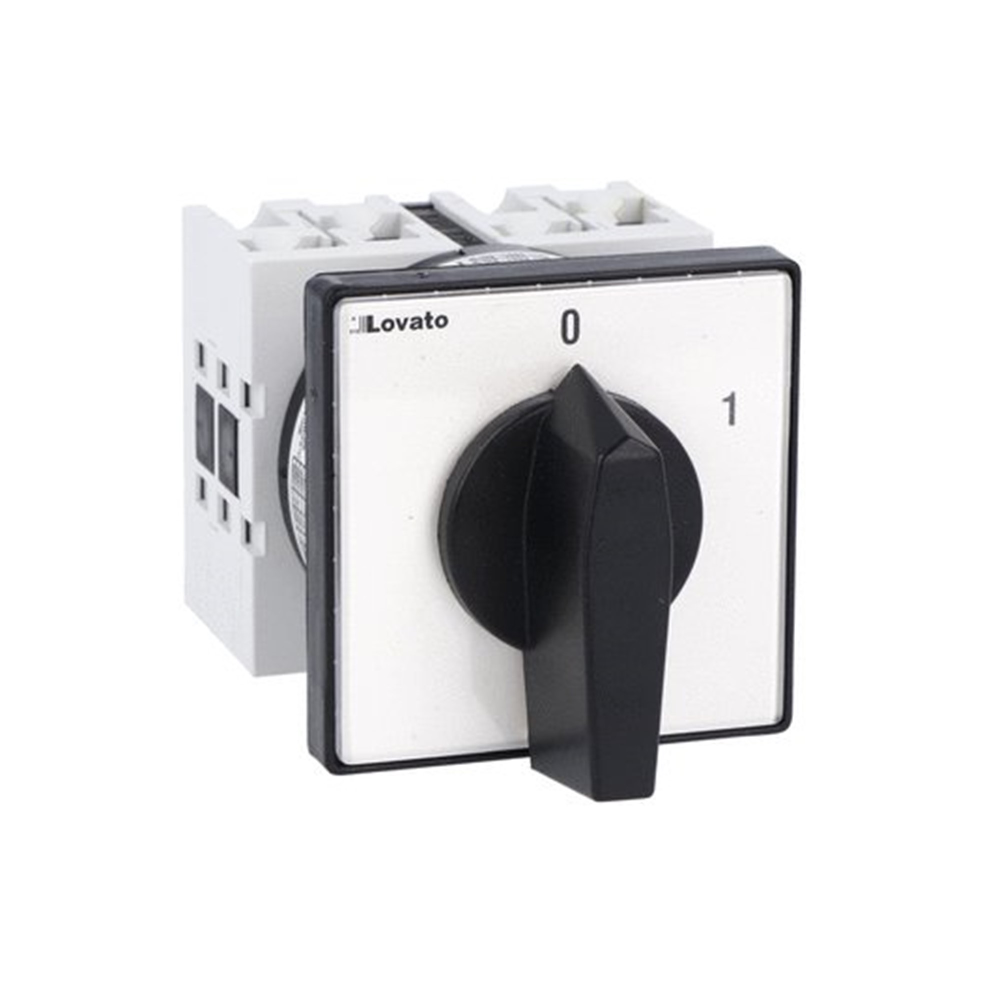 Interruptor ROTATORIO MARCHA 0-1, 3x 32A TRIPOLAR MONTAJE PANEL SERIE GX IP65 GX3210U Lovato — Lovato