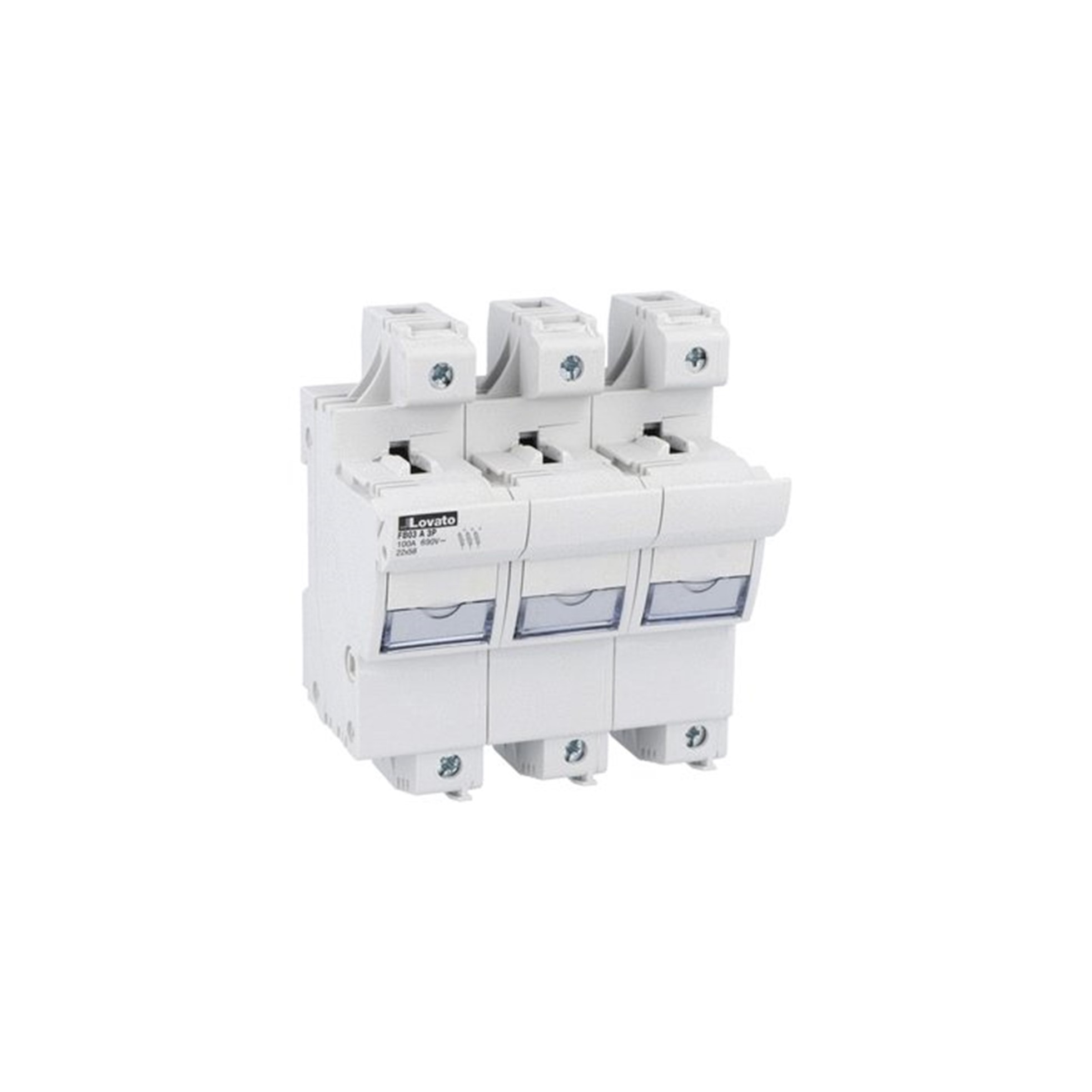 Portafusible 3x125A 690VCA Para Fus 22x58mm 3P FB03A3P — Lovato — Lovato