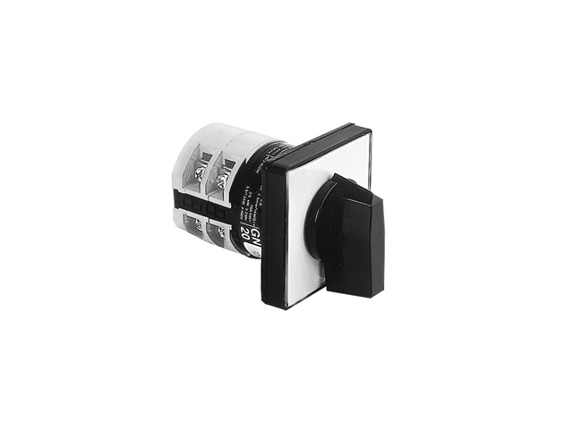 Interruptor ROTATORIO DAHLANDER (2 VELOCIDADES) 1-0-2, 3x 12A MONTAJE PANEL SERIE GN 7GN1213U Lovato — Lovato