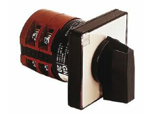 Interruptor ROTATORIO 3 POSICIONES, 12A, 0-1-2, MONTAJE PANEL 7GN12107U Lovato — Lovato