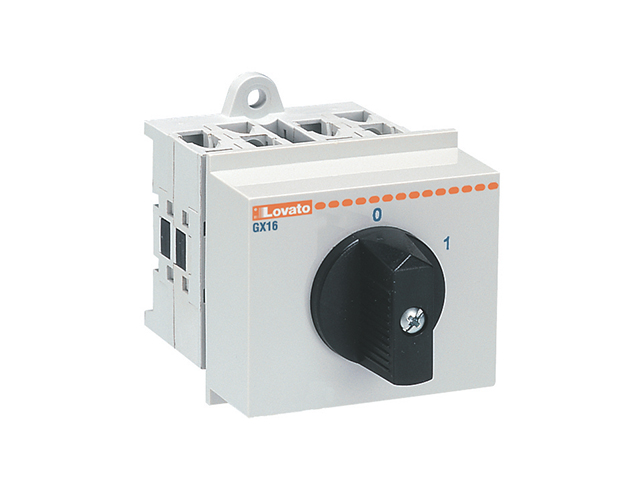 Selector Voltimetrico 7 Posiciones Montaje Riel DIN Serie Gx 45x54mm GX1666048 — Lovato — Lovato