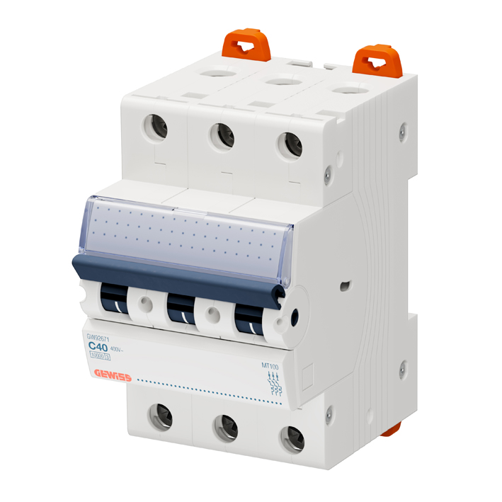 Interruptor automático 3x40A 15kA curva C GW92671 Gewiss — Gewiss
