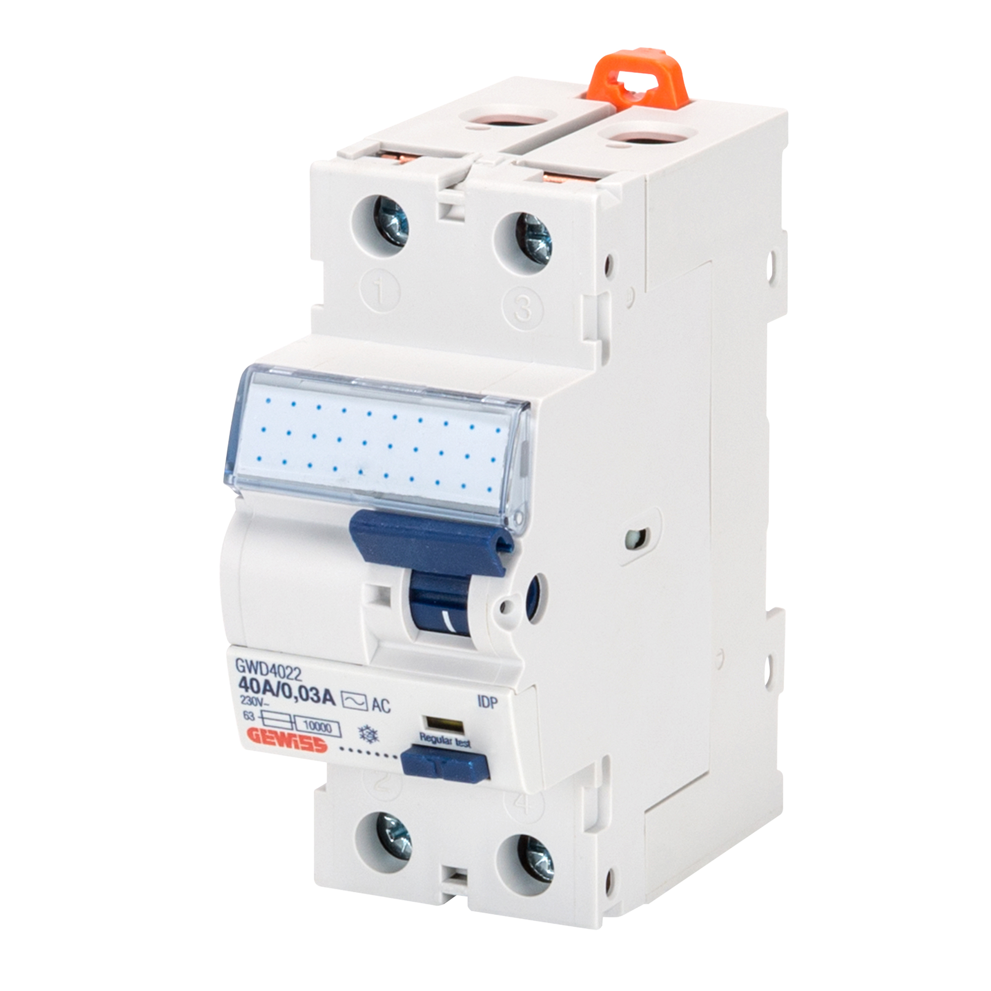 Interruptor DIFERENCIAL 2x 63 30mA- TIPO A 2P GW GWD4052 Gewiss — Gewiss