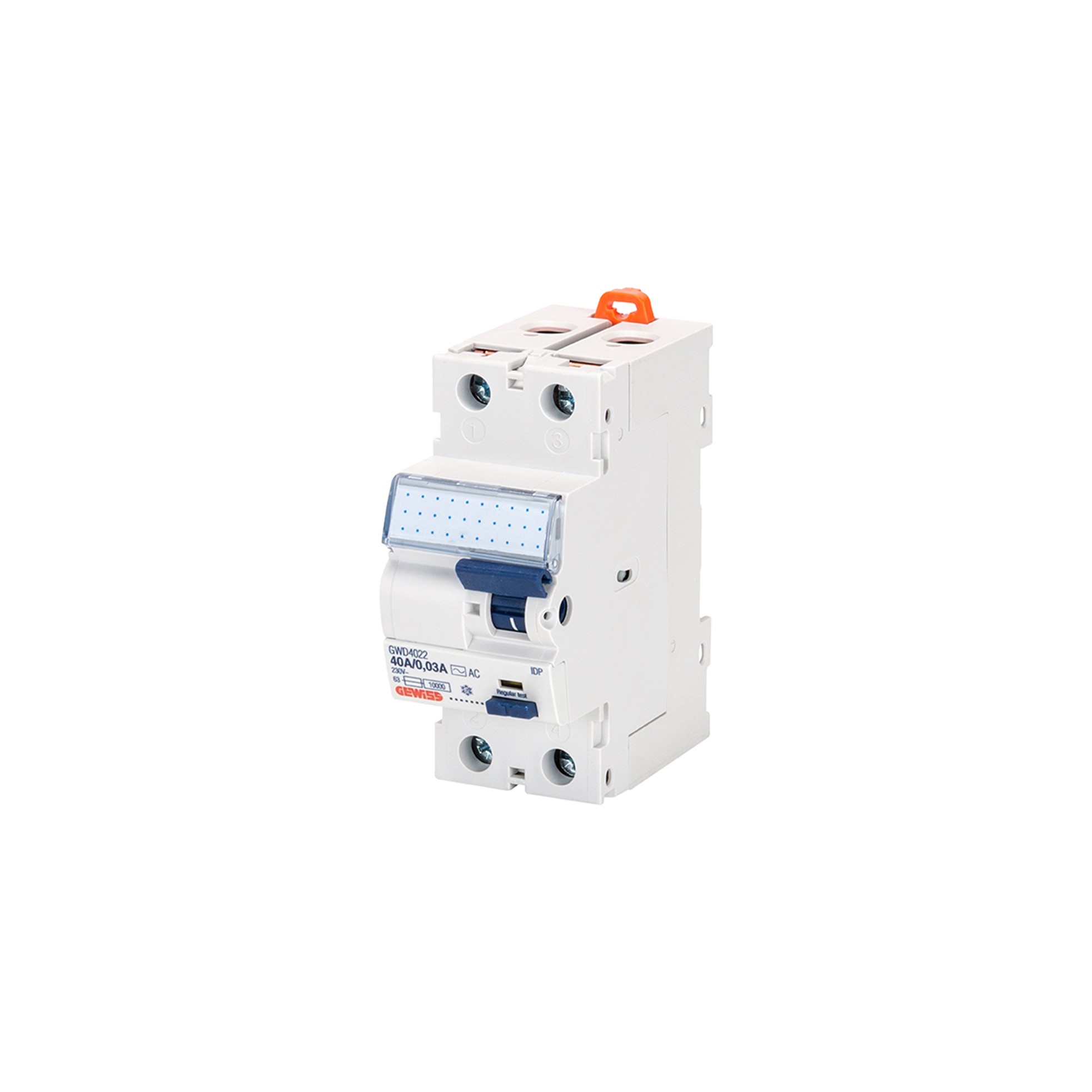 Interruptor DIFERENCIAL 2x 40 30mA- TIPO A 2P GW GWD4032 Gewiss — Gewiss