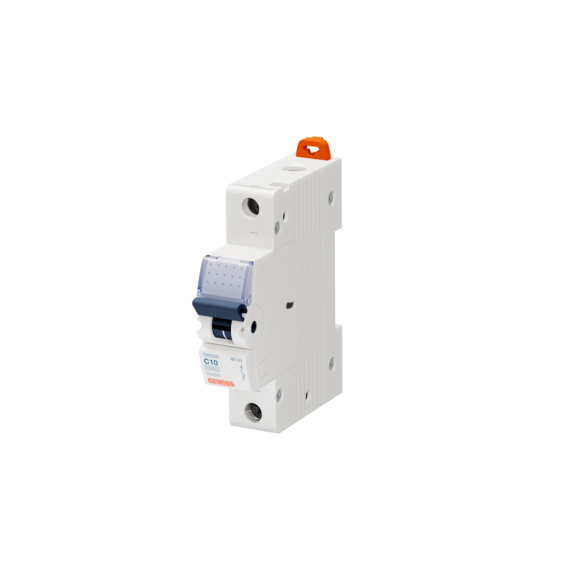Interruptor automático 1x10A 15kA curva C GW92606 Gewiss — Gewiss