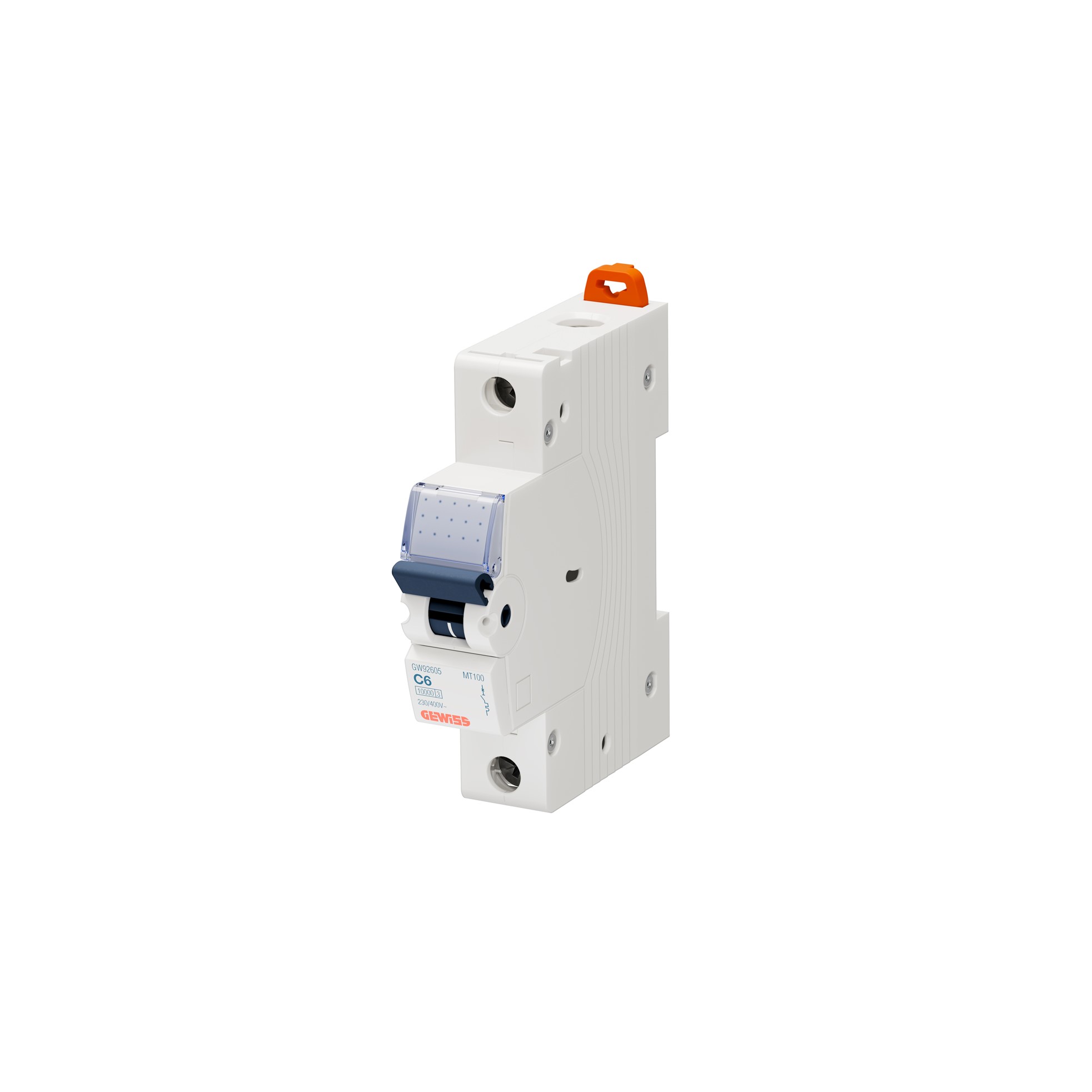 Interruptor automático 1x6A 15kA curva C GW92605 Gewiss — Gewiss