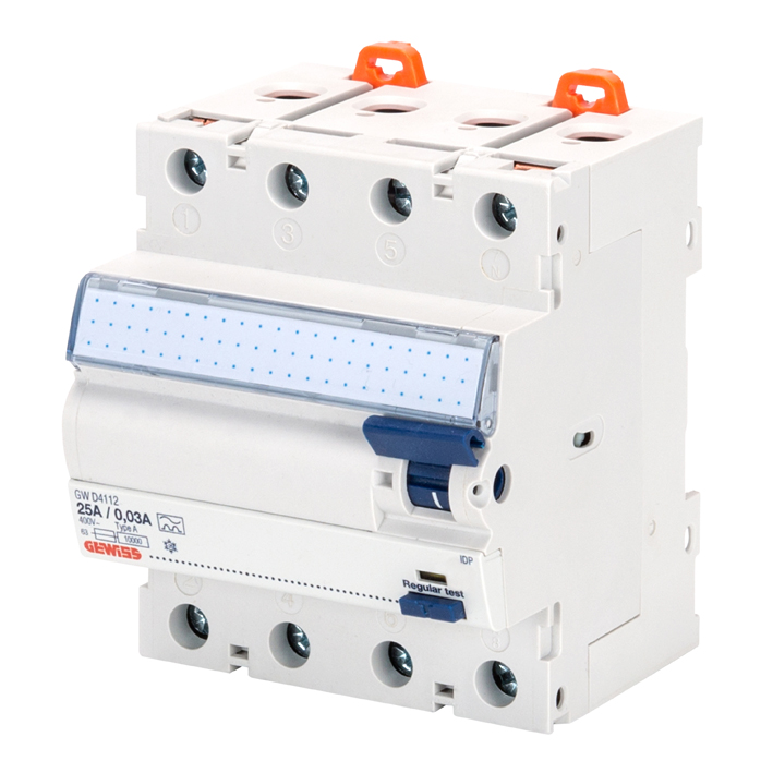 Interruptor DIFERENCIAL 4x 63 30mA- TIPO A 4P GWD4152 Gewiss — Gewiss