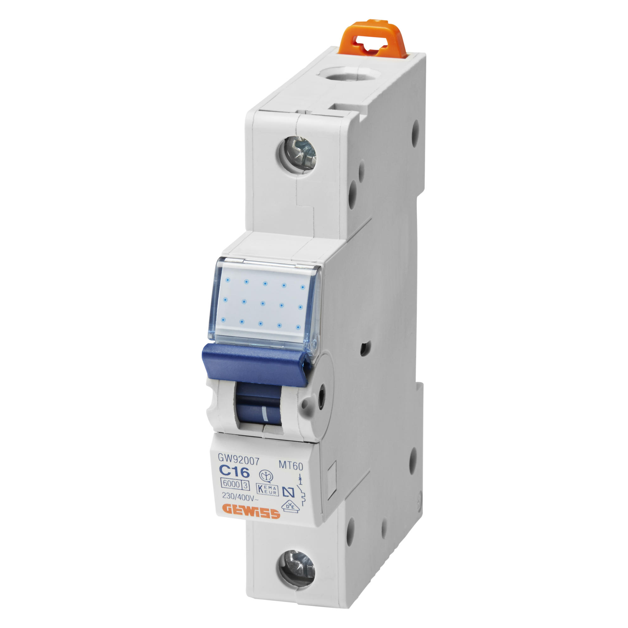 Interruptor automático 1x63A 15kA curva C GW92613 Gewiss — Gewiss