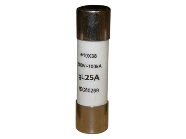 Fusible 10x38 25A Gg FX-2520 2502034 — FNX — FNX