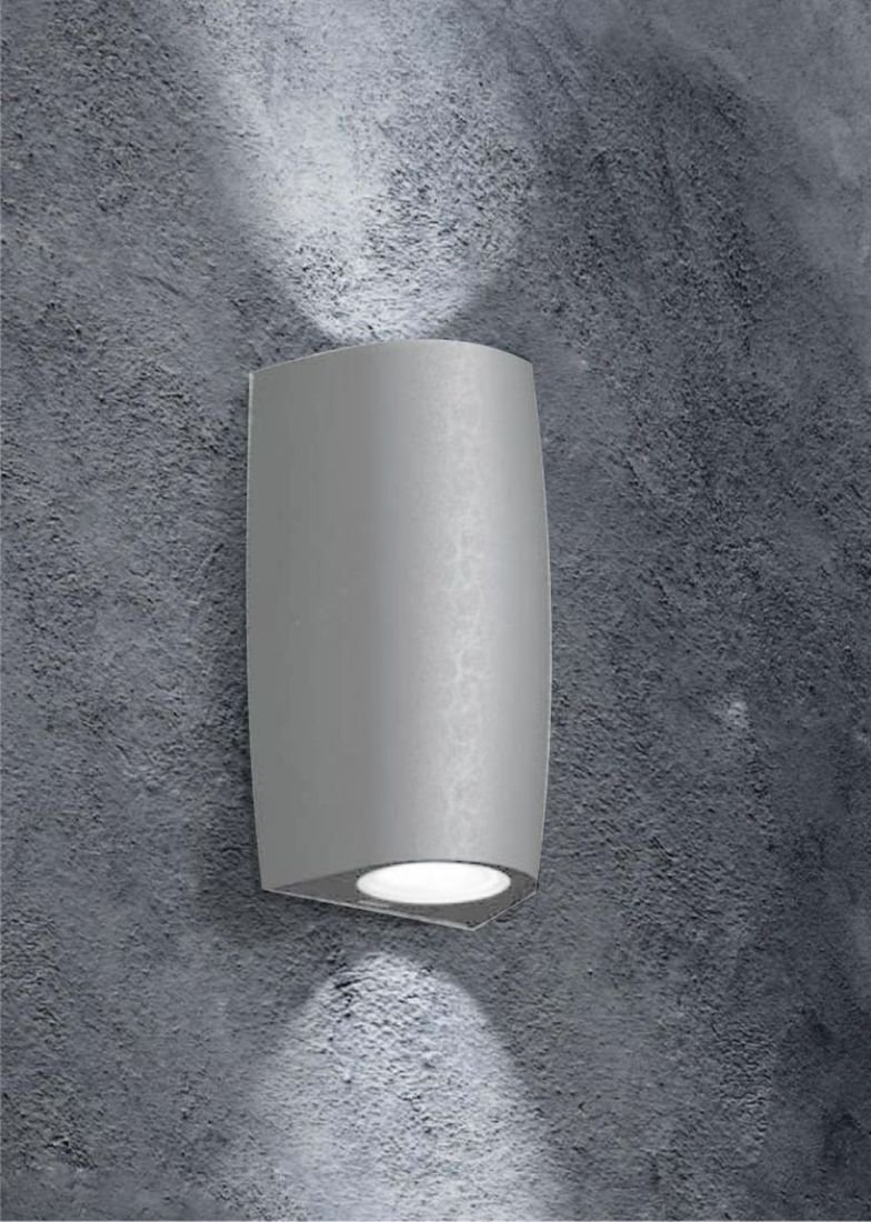 Aplique Ext LED 2x3.5W GU10 3K IP55 Bifo 2A4.000.000.LXU2R — Fumagalli — Fumagalli
