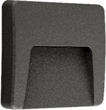 Aplique LED Negro Deco de Pared Tipo Baliza 3W 3K 7014925 — Ledvance — Ledvance