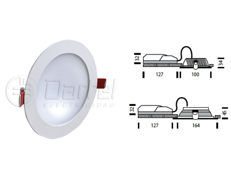 Foco Embutido 10W Dimiable 3000K Ecolex 1278610125 — Darlux — Darlux