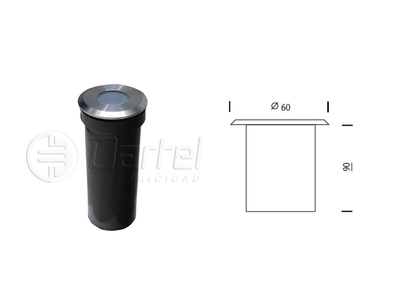 Foco Emb Piso 3W 3K IP67 Red 60x90mm 278608125 — Darlux — Darlux