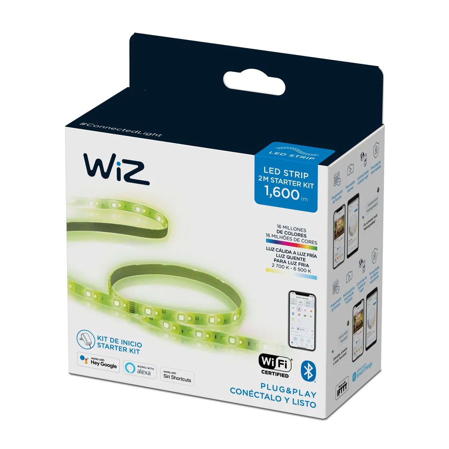 Cintas LED en Tira Bluethooth Wifi Dimeable 1600lm 2MTS 929002524812 — Philips — Philips
