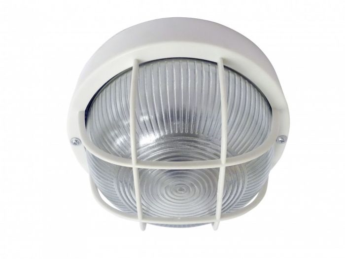 Plafón TORTUGA REDON REJ/BCO 60W IP44 209002325 Darlux — Darlux