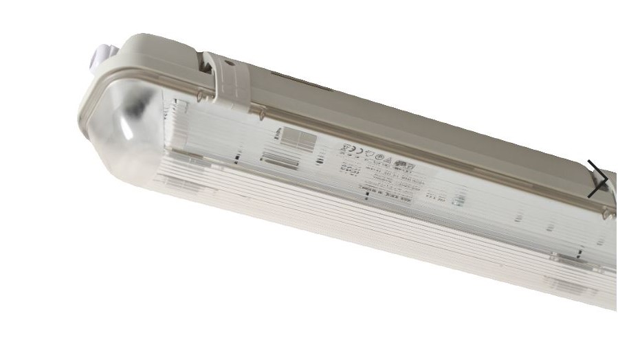 Equipo Hermetico T8 1x18W Policarbonato IP65 Electronico Ecolux 2259561025 — Darlux — Darlux