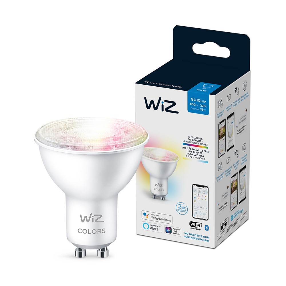 Ampolleta LED WIFI-BLUETOOTH WIZ COLOR RGB 4.9 929002448412 Philips — Philips