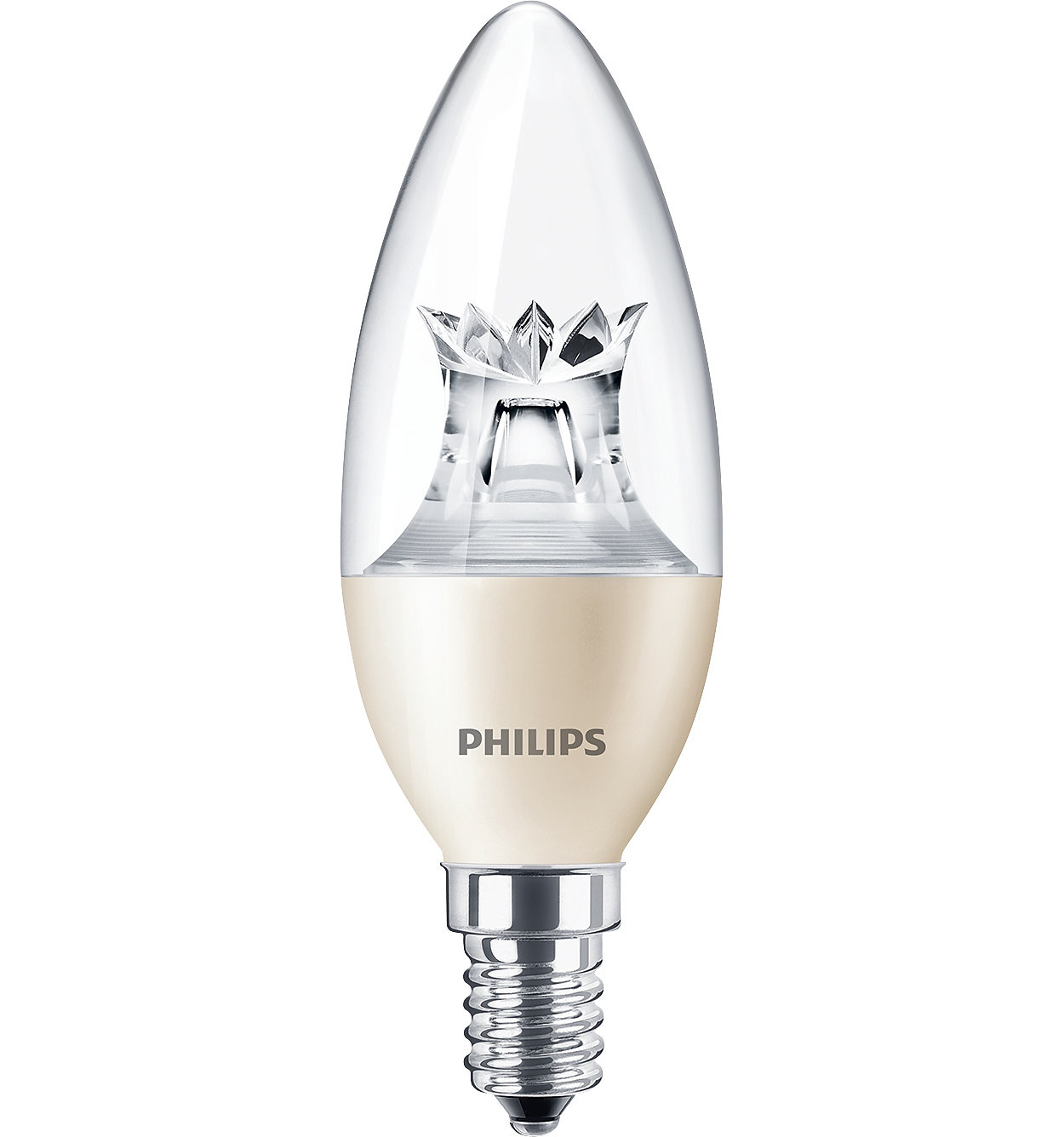 Ampolleta LED VELA 6W E14 dimerizable CANDLE Philips — Philips