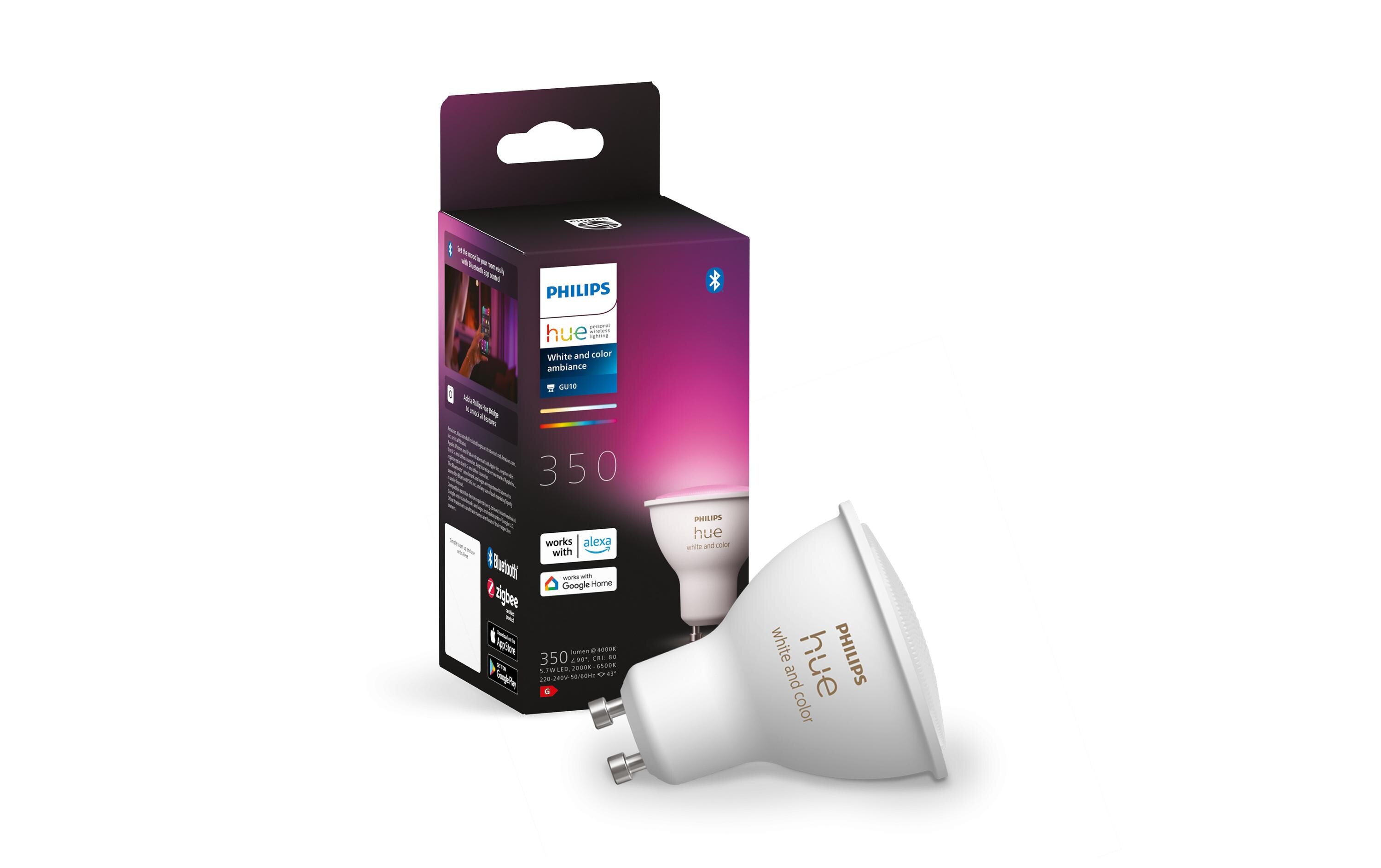 Ampolleta HUE RGB 4,3W GU-10 929001953111 Philips — Philips