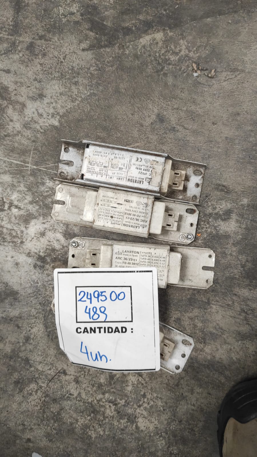 Ballast Corriente 40W ARC/40 BALLAYARC40230C1 — Layrton — Layrton