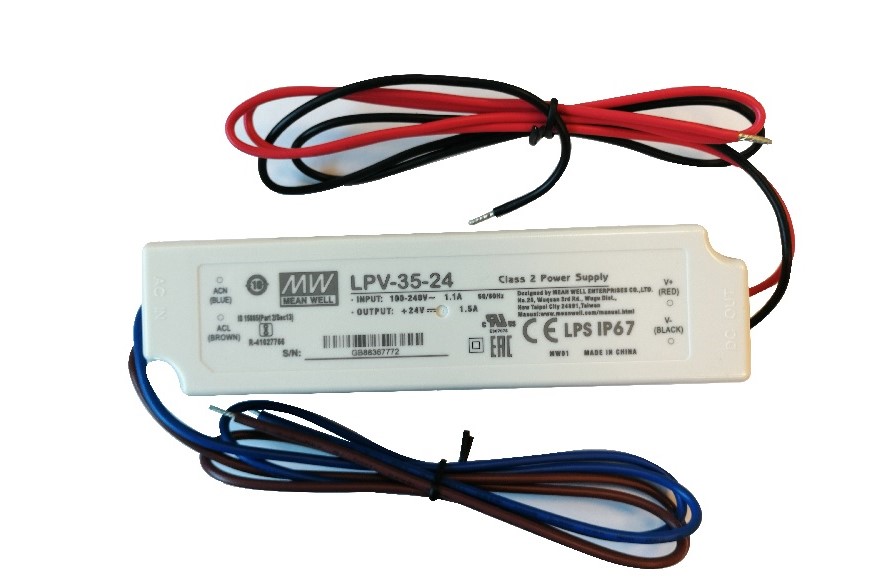 Transformador CINTA LED IP67 35W 90 264VAC 24V 229610225 Darlux — Darlux