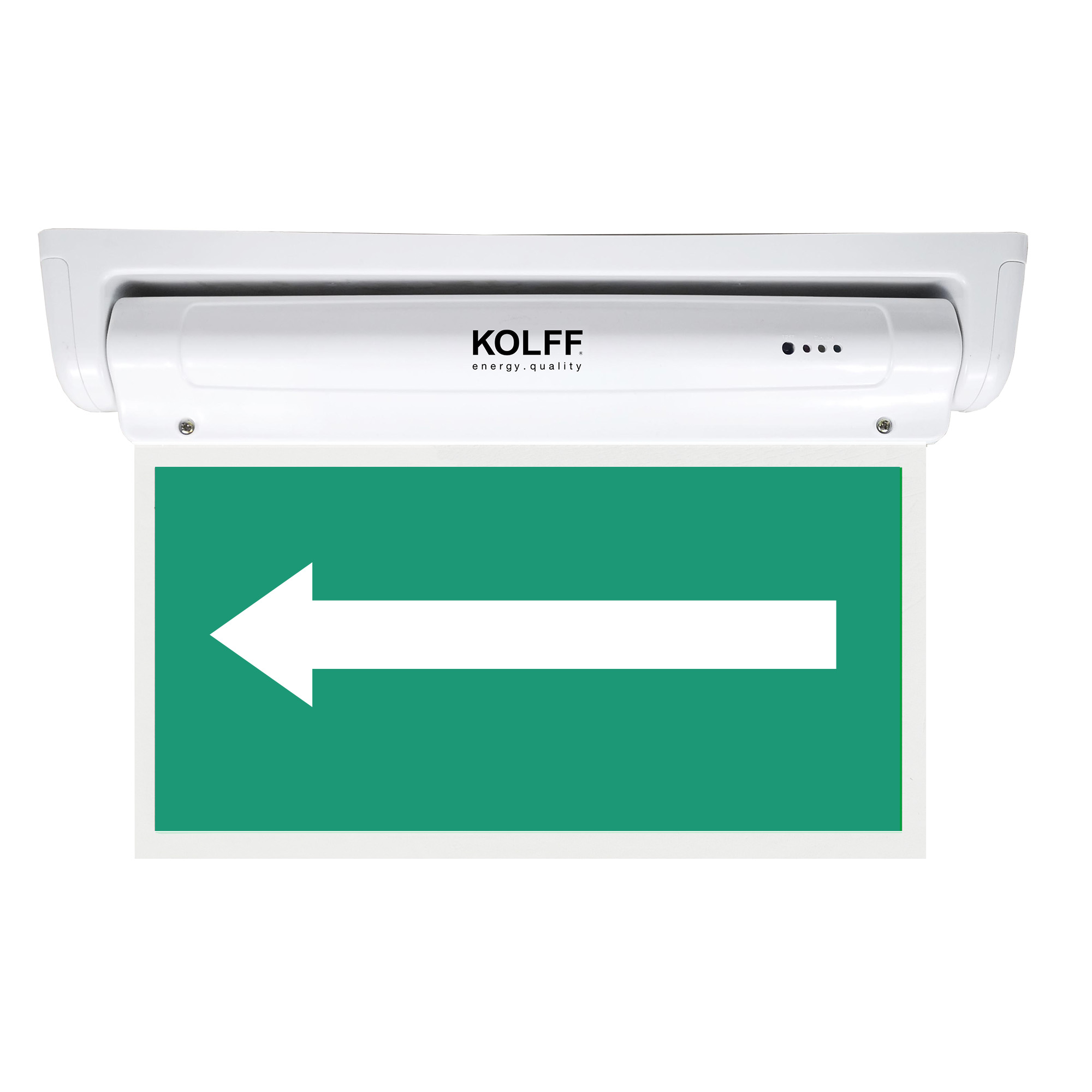 Equipo LED 3HR 220V C/GRAFICA FV/LB FLECHA IZQUIERDA IP43 SESE0059 +SEIA0119 Kolff — Kolff