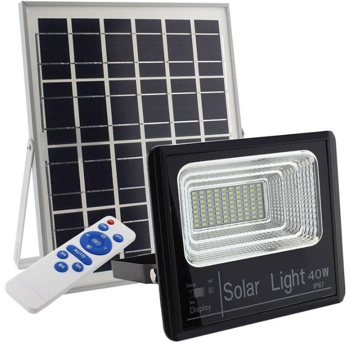 Foco Solar LED IP66 40W 5K con Panel 278602925 — Darlux — Darlux