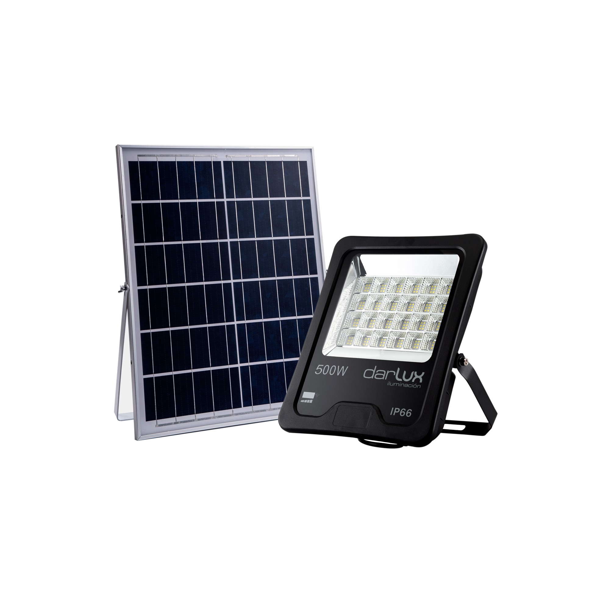 Foco Solar LED IP67 500W 5K con Panel 278694425 — Darlux — Darlux
