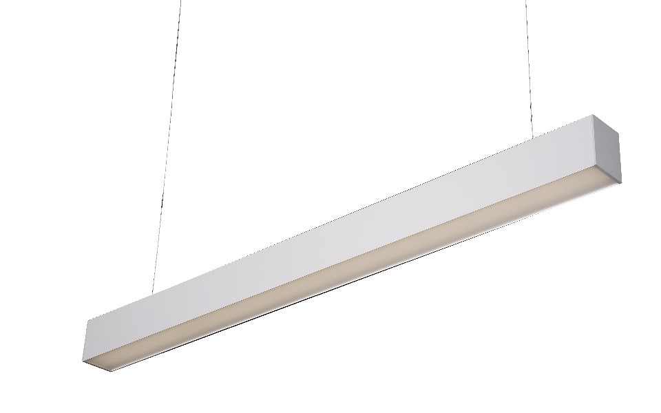 Equipo Lineal Sobrepuesto y Colgante LED 20W 3K 2000lm al IP44 CRI80 600x60x70+EMERGENCIA 259521325 — Darlux — Darlux